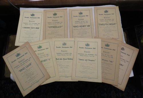 [collection of 10 programmes, 1943-1948]