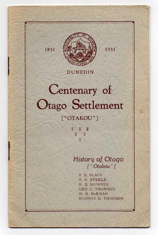 Centenary of Otago Settlement 