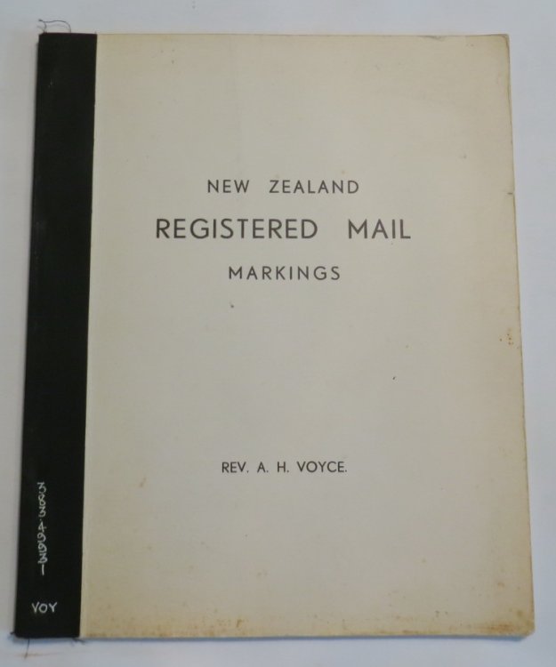 Image for New Zealand Registered Mail Markings New Zealand Registered Mail Markings