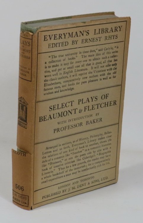 Select Plays by Francis Beaumont and John Fletcher