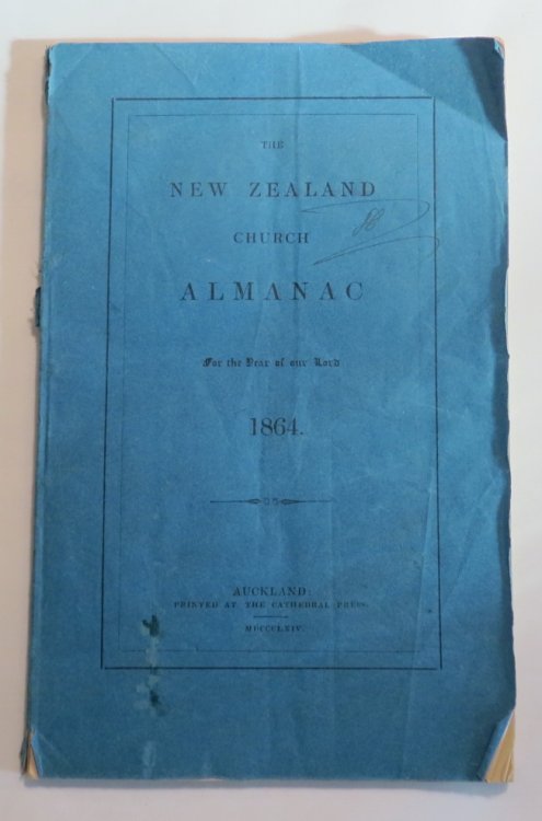 The New Zealand Church Almanac for the Year of Our Lord 1864