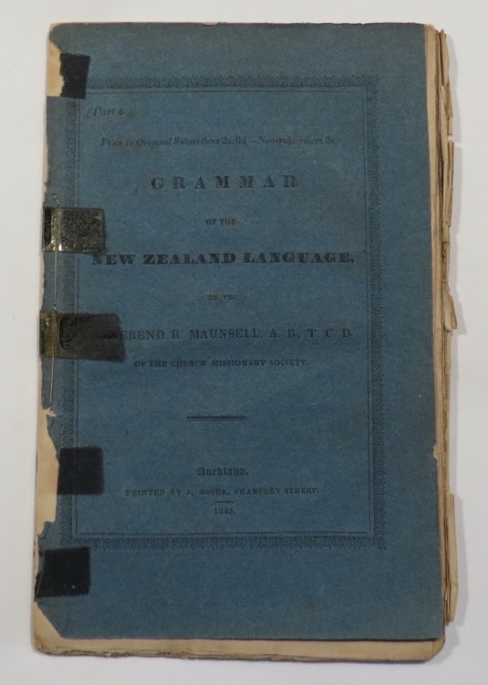 Grammar of the New Zealand Language. Part 4.