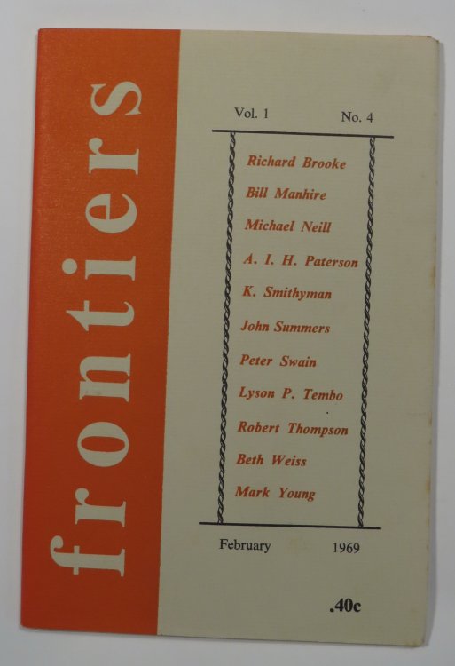 Frontiers - A Magazine of the Arts - Vol. 1 No. 4