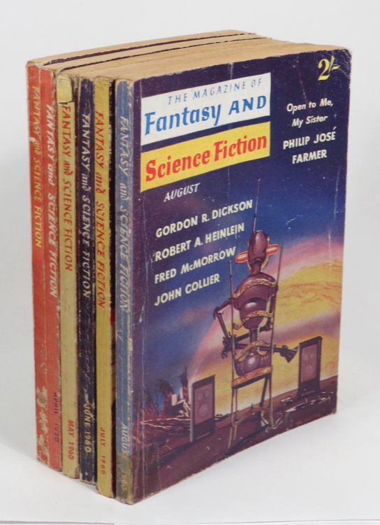 The Magazine of Fantasy and Science Fiction [British edition. Vol. 1, Nos. 4, 5, 6, 7, 8, 9 (March, April, May, June, July, August 1960)