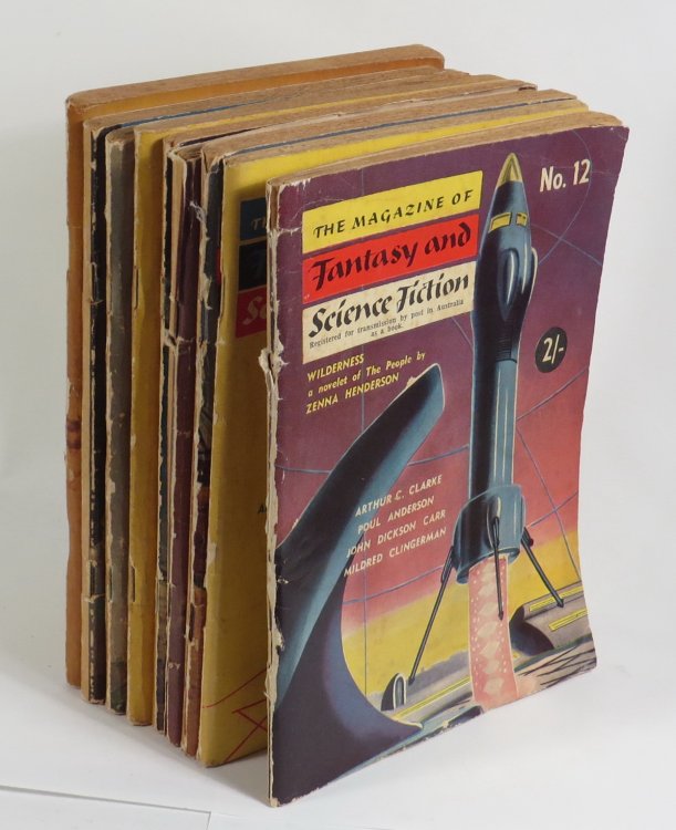 The Magazine of Fantasy and Science Fiction [Australian edition. Nos. 2, 3, 5, 6, 8, 9, 10, 11, 12]