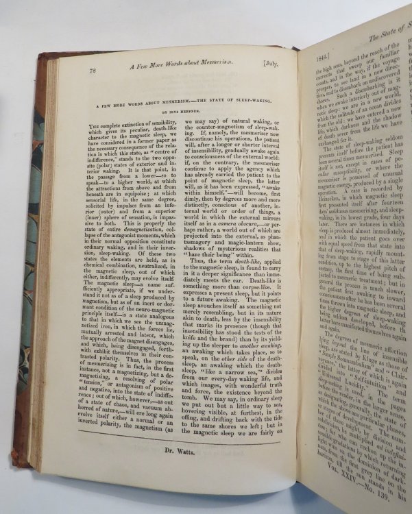 [series of 3 articles on Mesmerism, in 