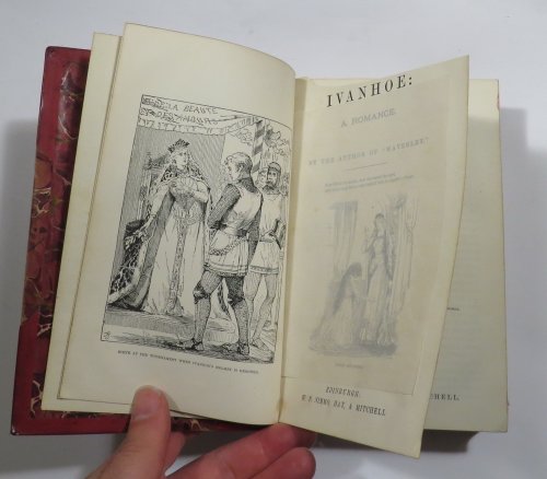 The Waverley Novels [26 volumes bound in 13, a complete set of this edition] [. . .] With Notes and a Glossary of Scotch Words and Foreign Phrases, and Biographical and Critical Notes by the Editor