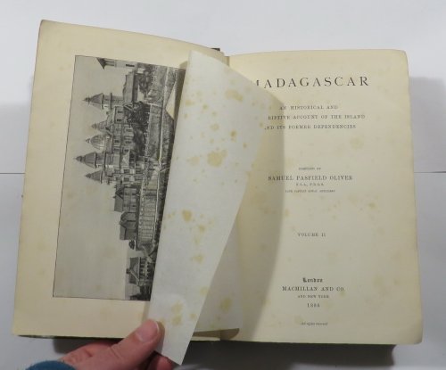 Madagascar - An Historical and Descriptive Account of the Island and Its Former Dependencies [Two volumes]