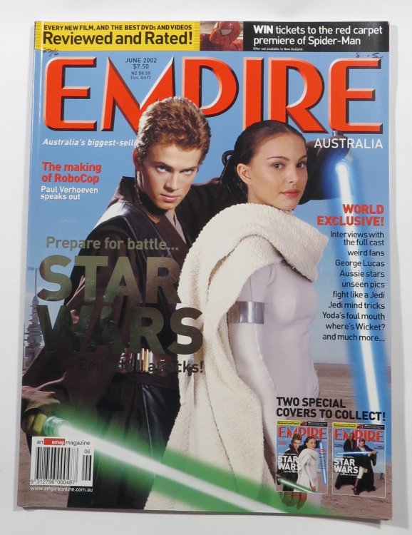 Empire Australia - June 2002 - Issue 15 [movie magazine] [spine title: Star Wars: Episode II - Attack of the Clones - Collectors' Edition - Annakin [sic], Amidala]