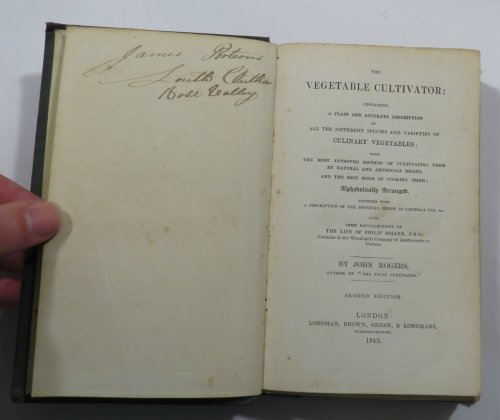 The Vegetable Cultivator: containing a plain and accurate description of all the different species and varieties of Culinary Vegetable;