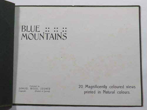 Blue Mountains - 20 Magnificently Coloured Views - Printed in Natural Colours