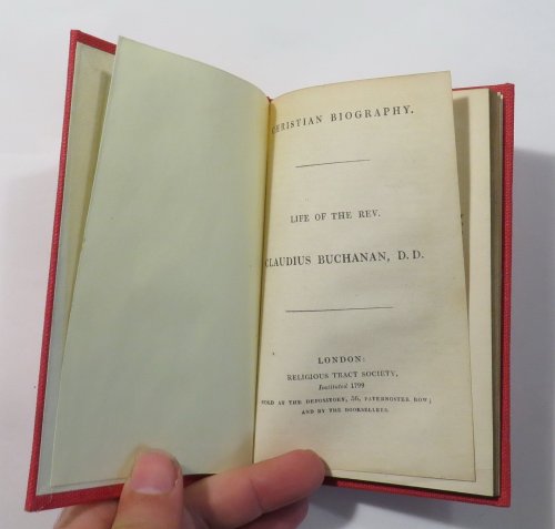 Life of the Rev. Claudius Buchanan, D.D.