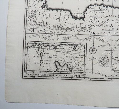 [Map - Mediterranean] Description de la Geographie Sacree - Tiree du Vieux & du Nouveau Testament qui Contient les Parties de Tout le Monde. Par N. Sanson