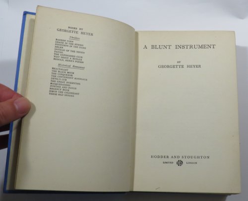 A Blunt Instrument