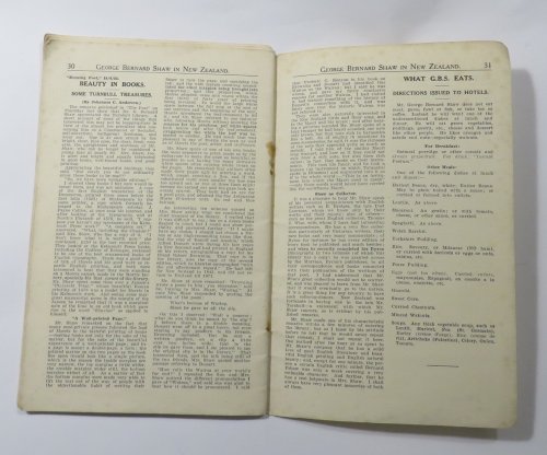 What I Said in N.Z. : The Newspaper Utterances of Mr. George Bernard Shaw in New Zealand. March 15th to April 15th, 1934.