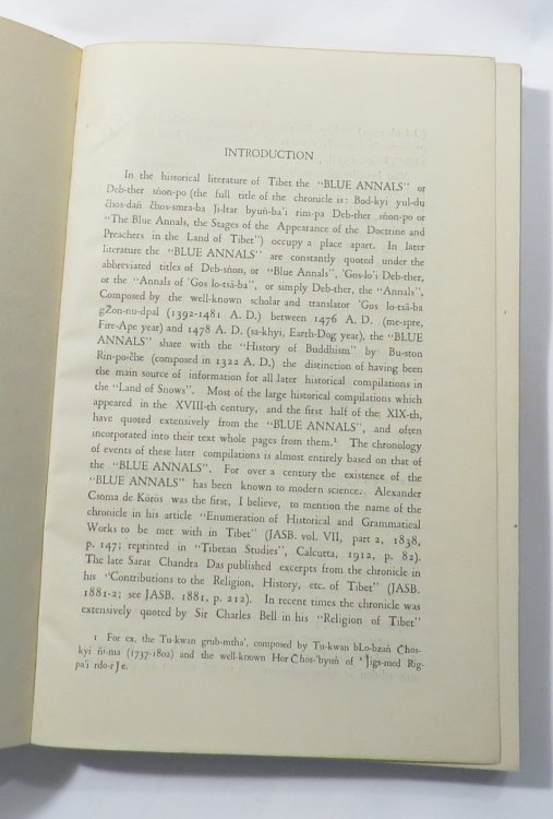 The Blue Annals : Part One [The Royal Asiatic Society of Bengal Monograph Series : Vol. VII]