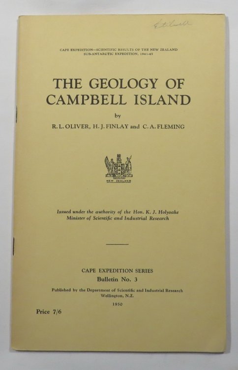 The Geology of Campbell Island Cape Expedition - Scientific Results of the New Zealand Sub-Antarctic Expedition, 1941-45