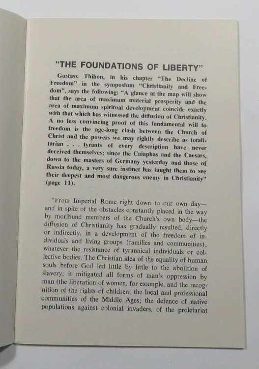 The Foundations of Liberty