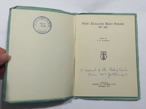 New Zealand Best Poems of 1941 : Chosen by C. A. Marris