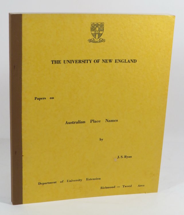 Papers on Australian Place Names