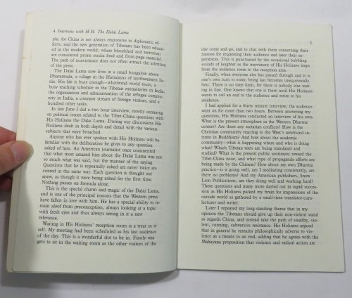 A Long Look Homeward : An Interview with the Dalai Lama of Tibet