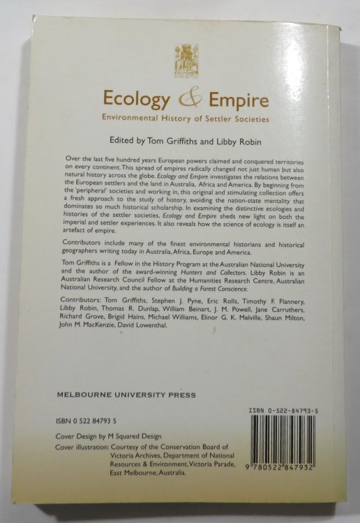 Ecology and Empire : Environmental History of Settler Societies
