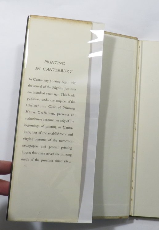 Printing in Canterbury : A History of Newspapers and Printing Houses of the Province from the Earliest Times