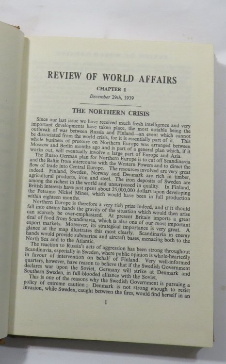 Review of World Affairs : Volume II