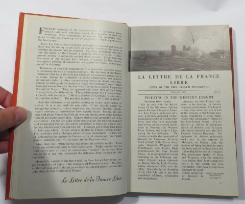 La Lettre de la France Combattante : News of Fighting France : Volume Two [La Lettre de la France Libre : News of the Free French Movement. Numbers 15-26 February 1942 - January 1943]