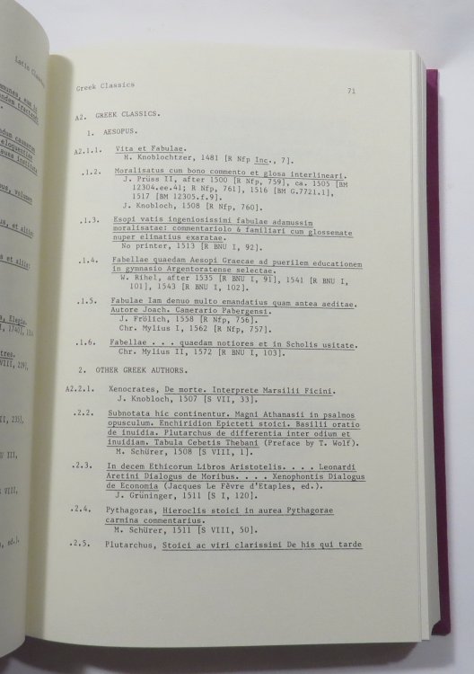 Bibliography of Strasbourg Imprints, 1480-1599