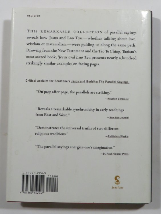 Jesus and Lao Tzu : The Parallel Sayings - With Commentaries