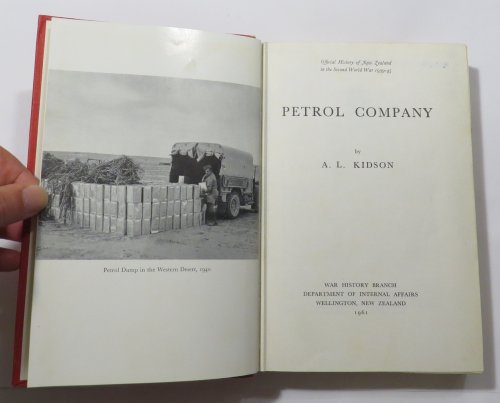 Petrol Company [Series title: Official History of New Zealand in the Second World War 1939-45]