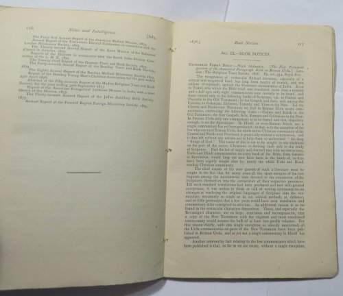 The Indian Evangelical Review : A Quarterly Journal of Missionary Thought and Effort. Vol. IV. No. 13. July 1876
