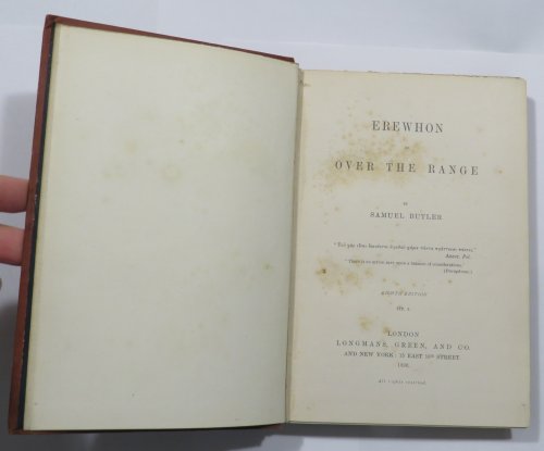 Erewhon or Over the Range