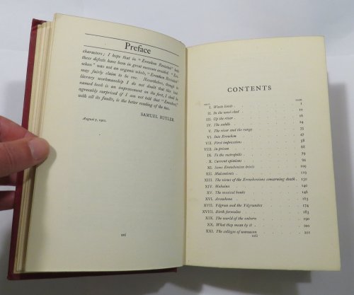 Erewhon or Over the Range