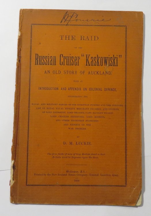 The Raid of the Russian Cruiser 