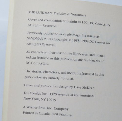 The Sandman : Preludes & Nocturnes