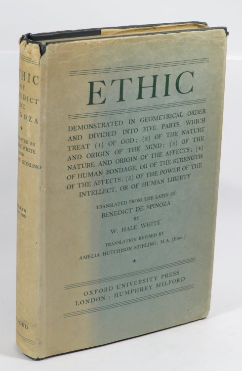 Ethic : Demonstrated in Geometrical Order and Divided into Five Parts [. . .]