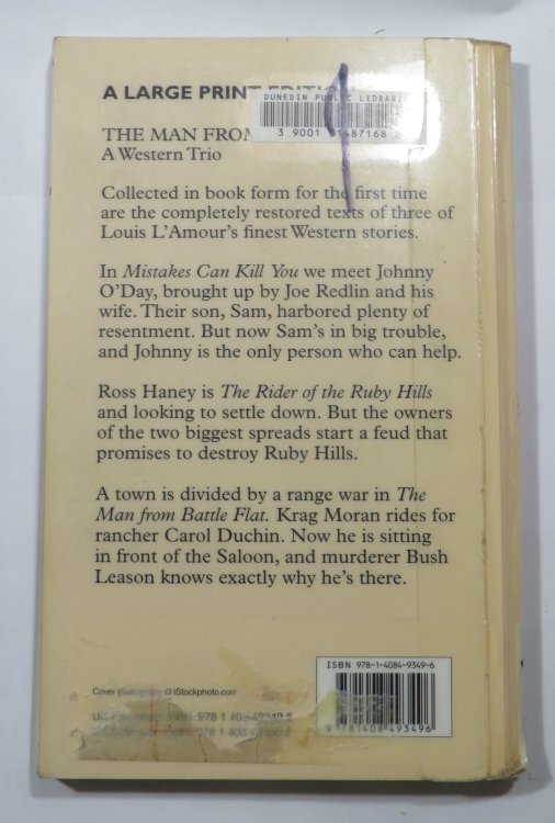 The Man From Battle Flat : A Western Trio
