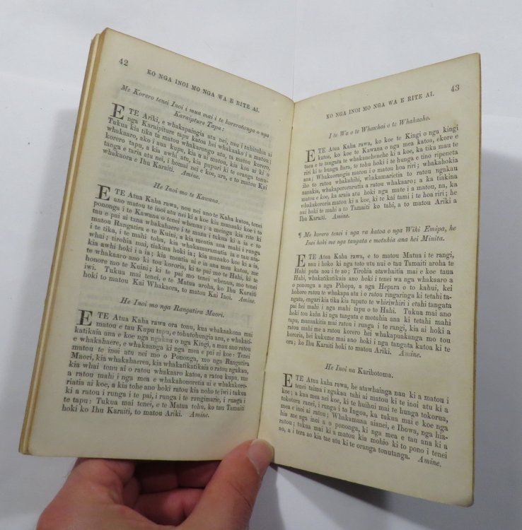 He Kohikohinga No Nga Inoi I Roto I Te Pukapuka O Nga Inoinga [Extracts from the Book of Common Prayer, in Maori]