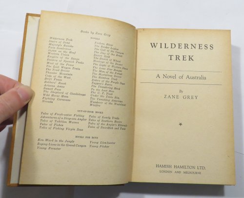 Wilderness Trek : A Novel of Australia