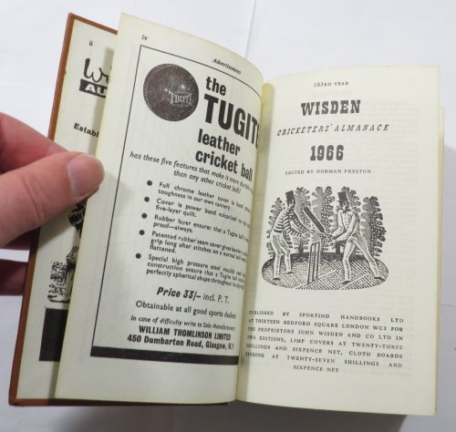 Wisden Cricketers' Almanack 1966