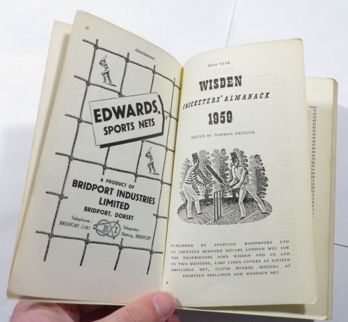Wisden Cricketers' Almanack 1959
