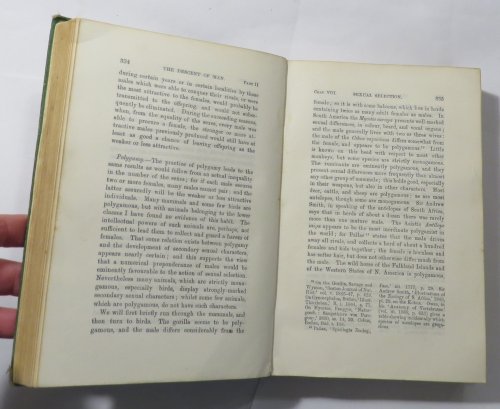 The Descent Of Man And Selection In Relation To Sex