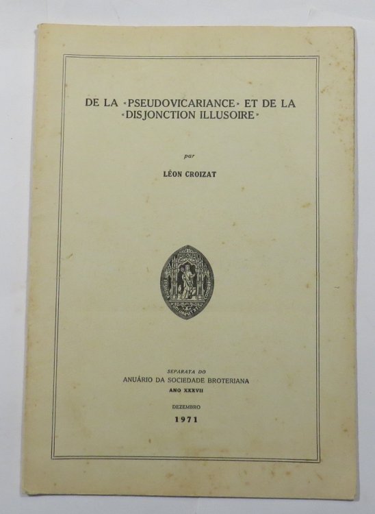 De La Pseudovicariance et de la Disjonction Illusoire