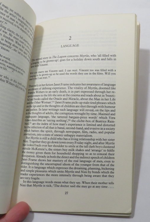 Janet Frame [Series: New Zealand Writers and Their Work]