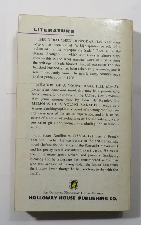 Debauched Hospodar and Memoirs of a Young Rakehell