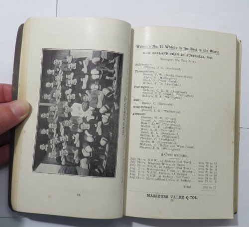 The N.Z. Rugby Annual 1924 [Cover title: New Zealand Rugby Annual 1924]