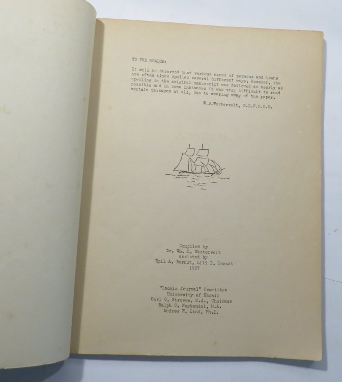 Copy of The Journal of E. Loomis