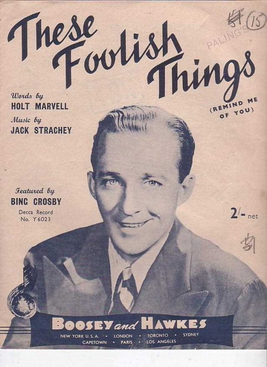 These Foolish Things (Remind Me of You)